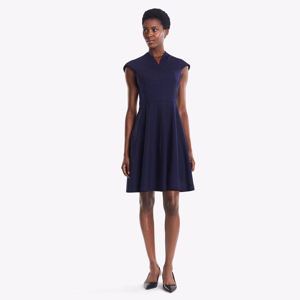 MM Lafleur The Ruth Dress Deep Indigo Size 10